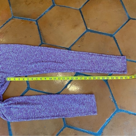 Gymshark Women Small S Slounge Ribbed High Rise Knit Leggings Drawstring Stretch - Picture 7 of 8